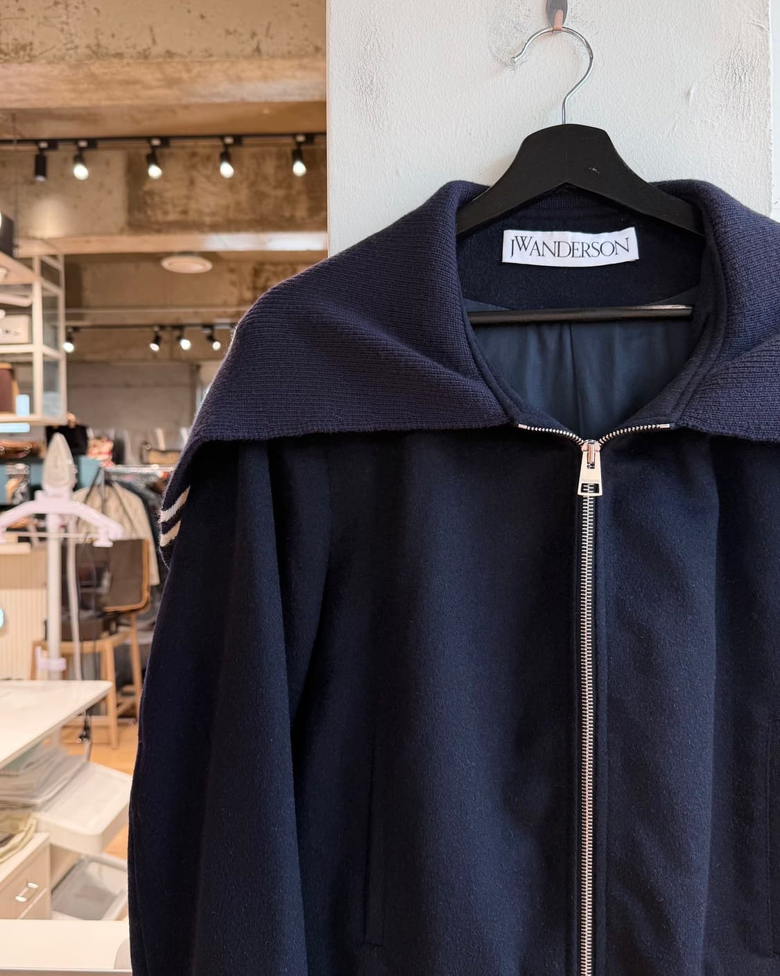 jw앤더슨 네이비 케이프 니트 집업  상품이미지4