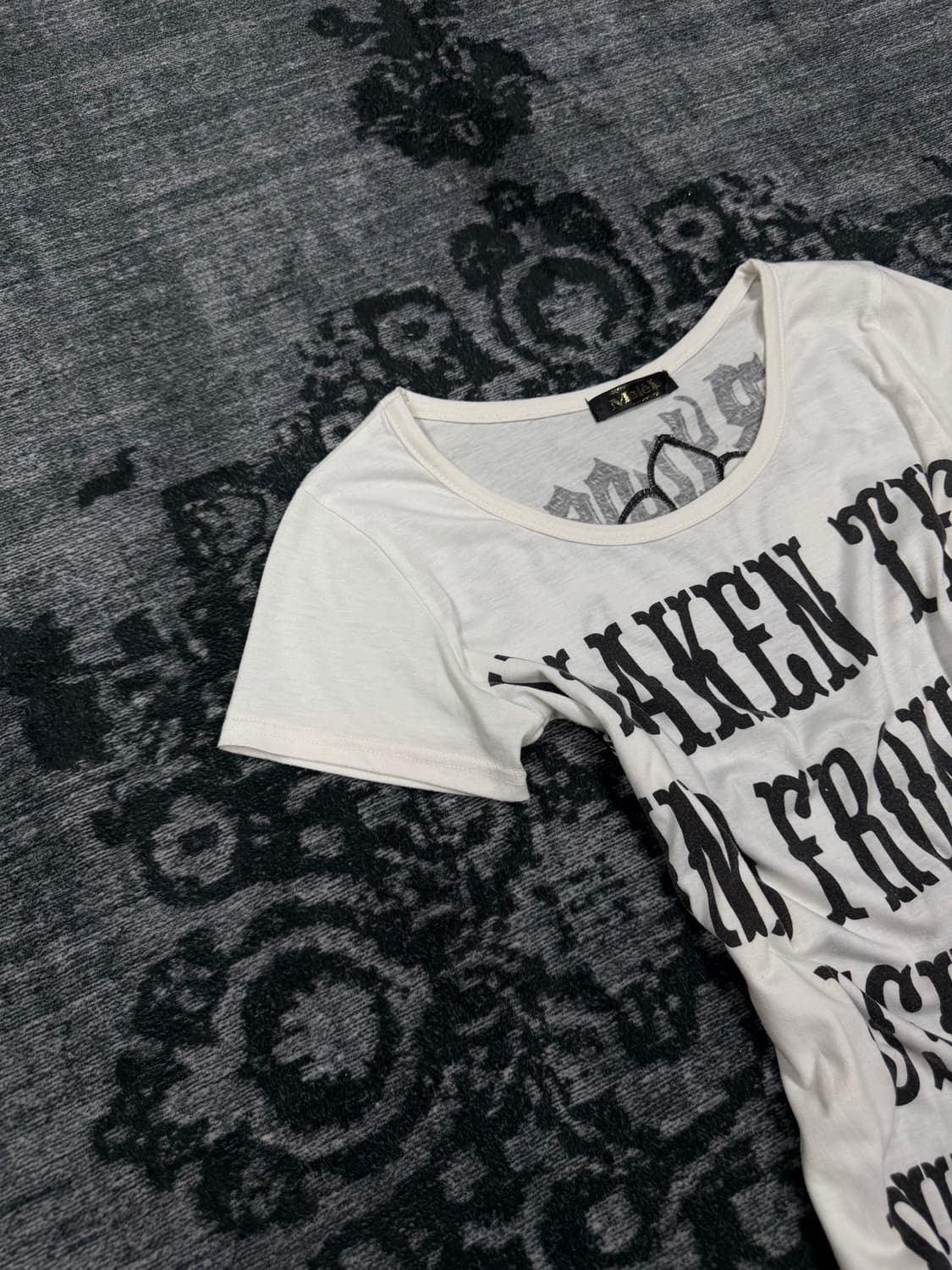00s Japanese cross gimmick t shirts 상품이미지3
