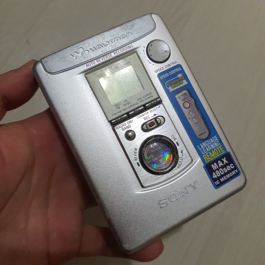 소니 워크맨 WM-GX808 카세트 부품용 상품이미지1