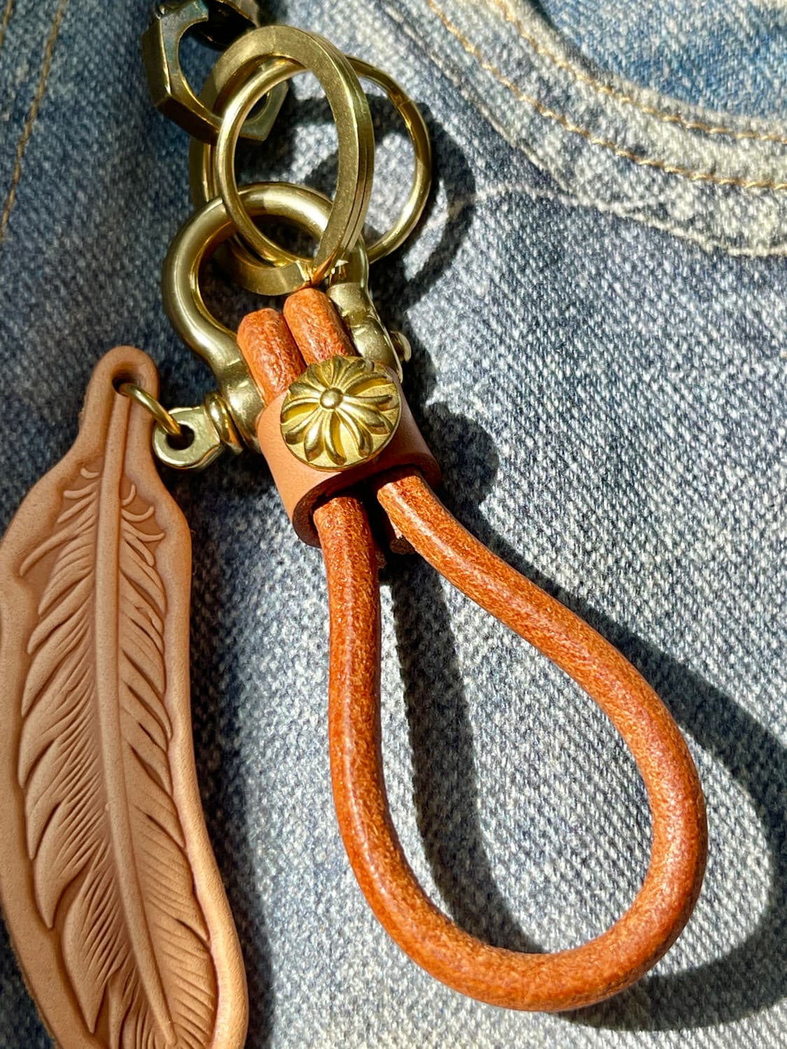 콘초 레더 키링세트 RRL무드 상품이미지1