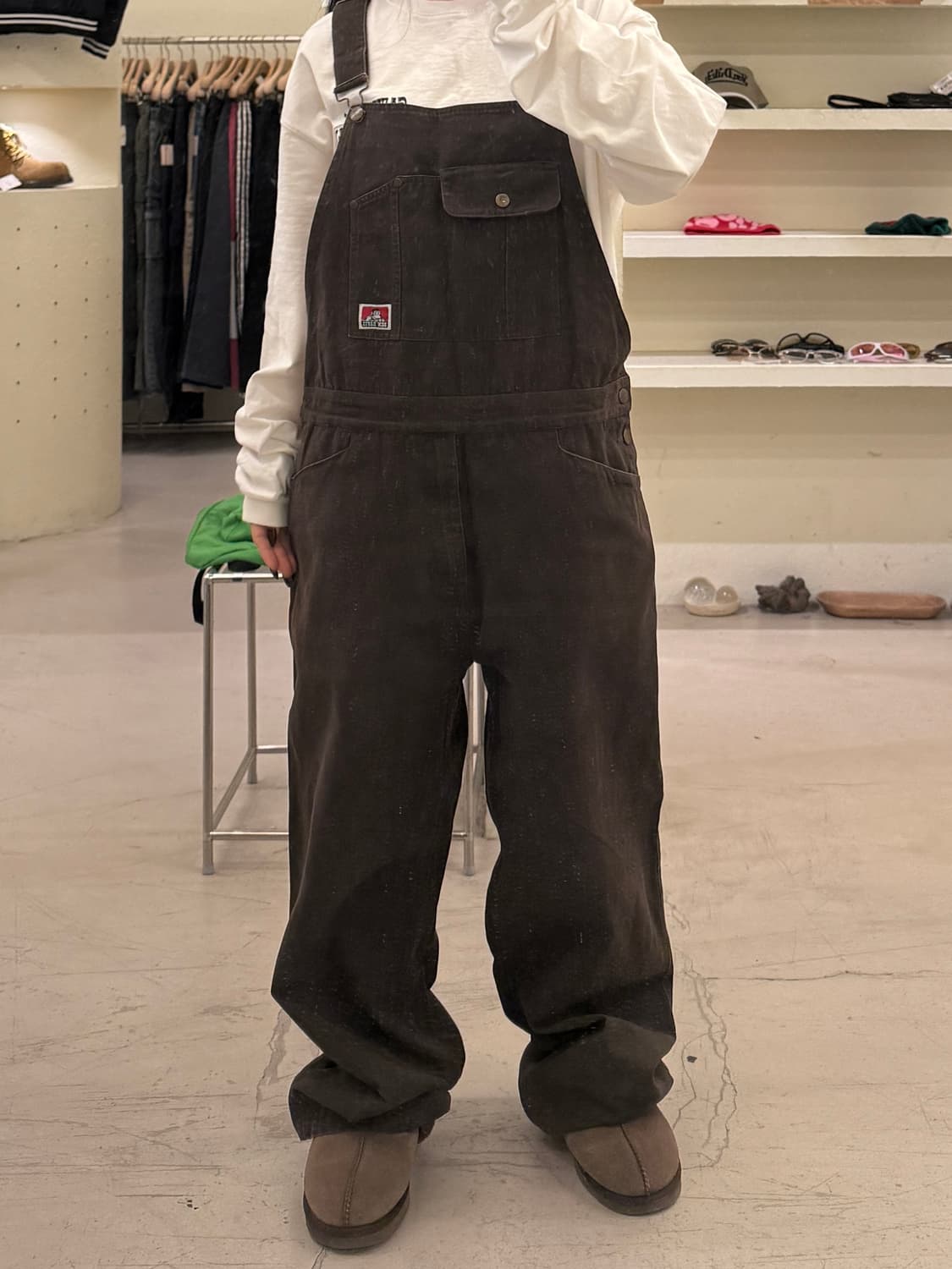 벤데이비스 브라운 워크 오버롤 멜빵바지 U1128 상품이미지1