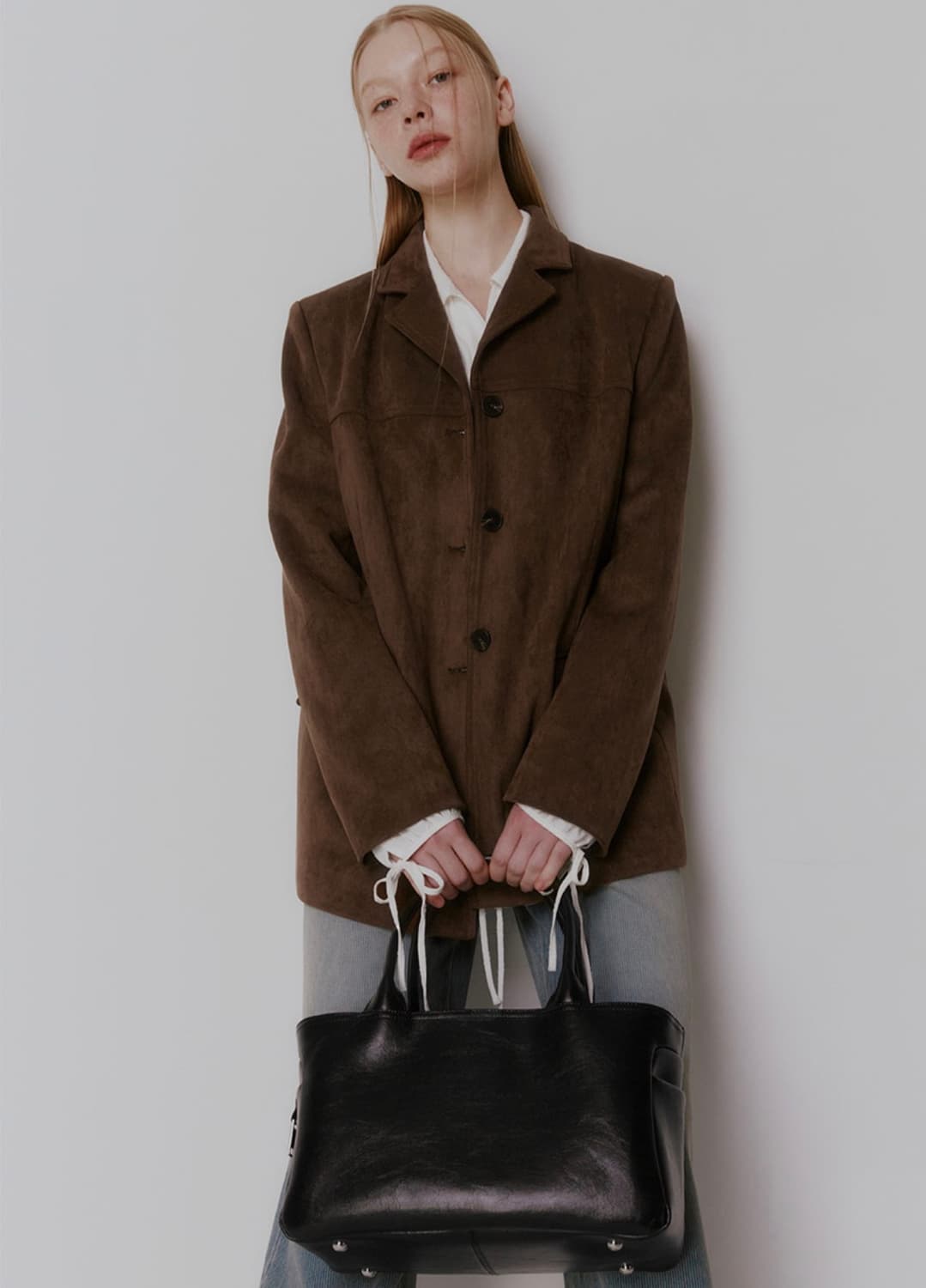 Raive Half Suede Jacket VW4AJ053 D/Brown 상품이미지5