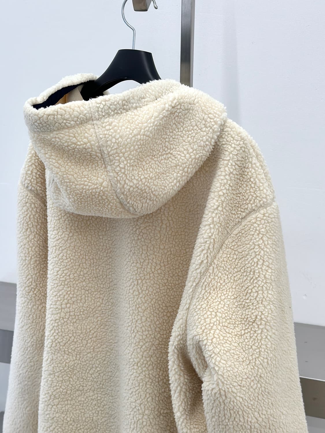 폴로 랄프로렌 아이보리 플리스 후드집업 상품이미지4