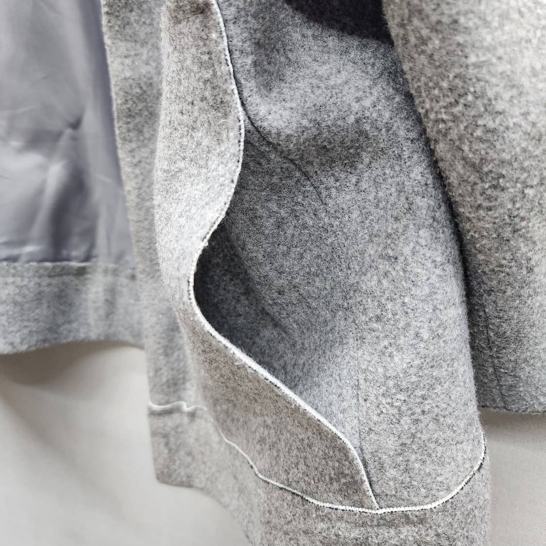 오스본 그레이 오픈 가디건 자켓 Free 상품이미지3