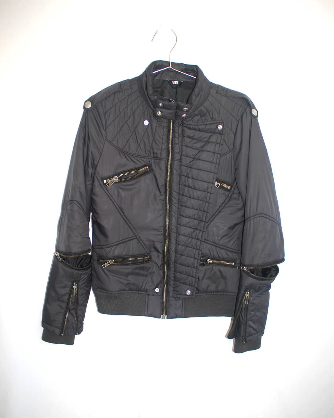 Rider panel tech multi-zip puffer jacket 상품이미지2