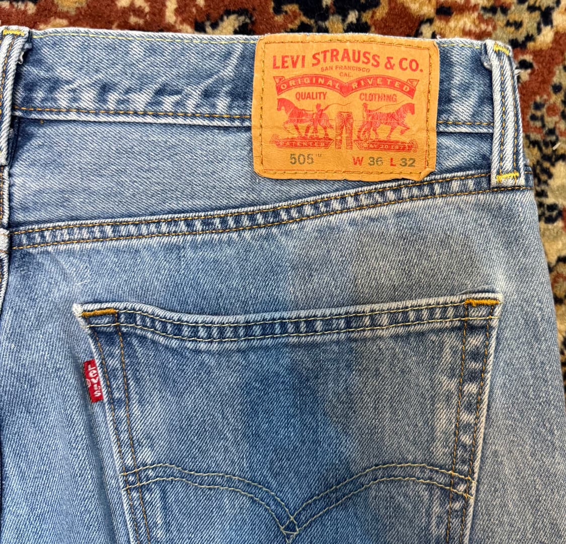 빈티지 리바이스 505 데님 청바지 36 (558) 상품이미지3