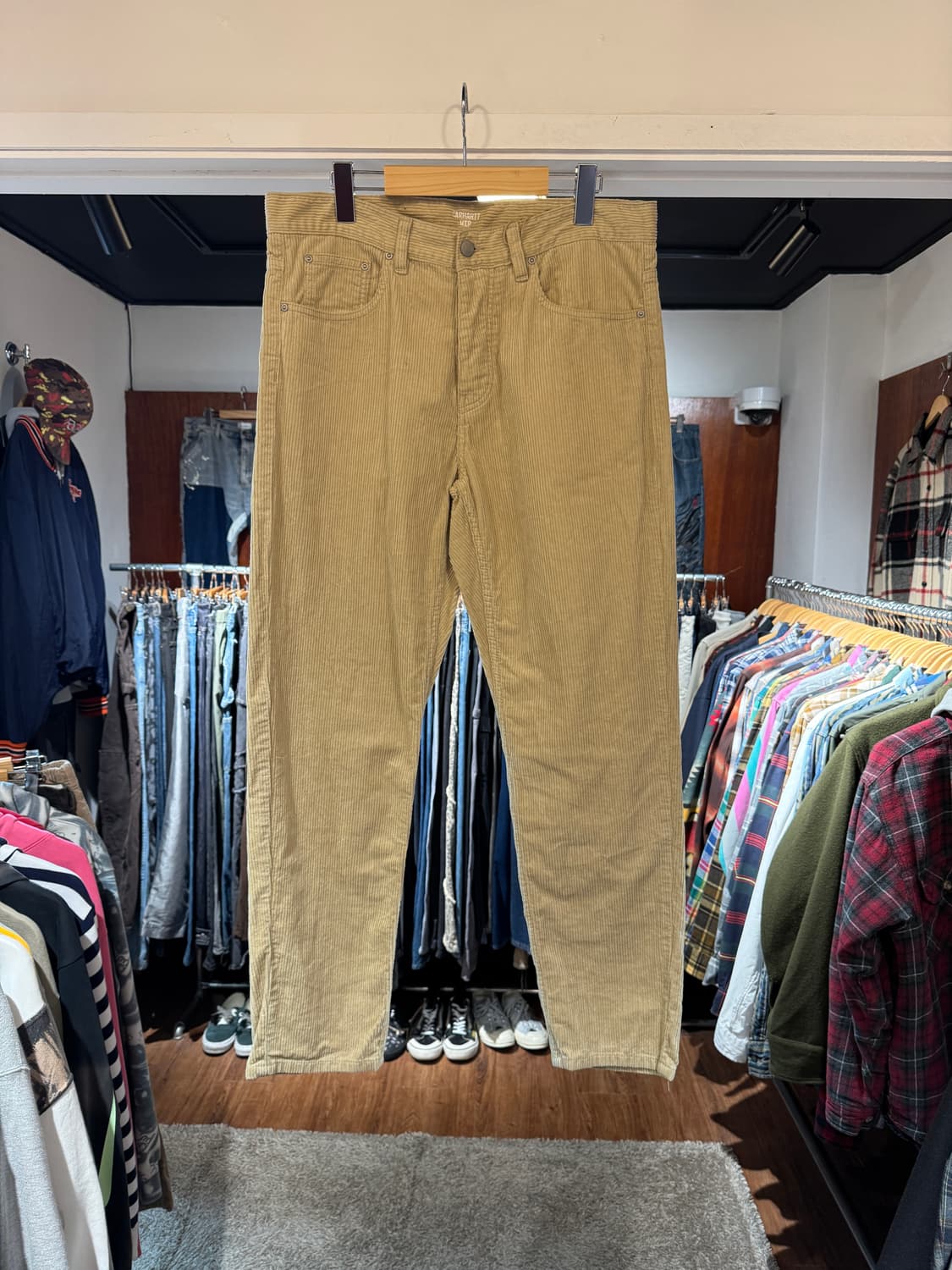 칼하트WIP 뉴엘 코듀로이 팬츠 아이보리 32 상품이미지1