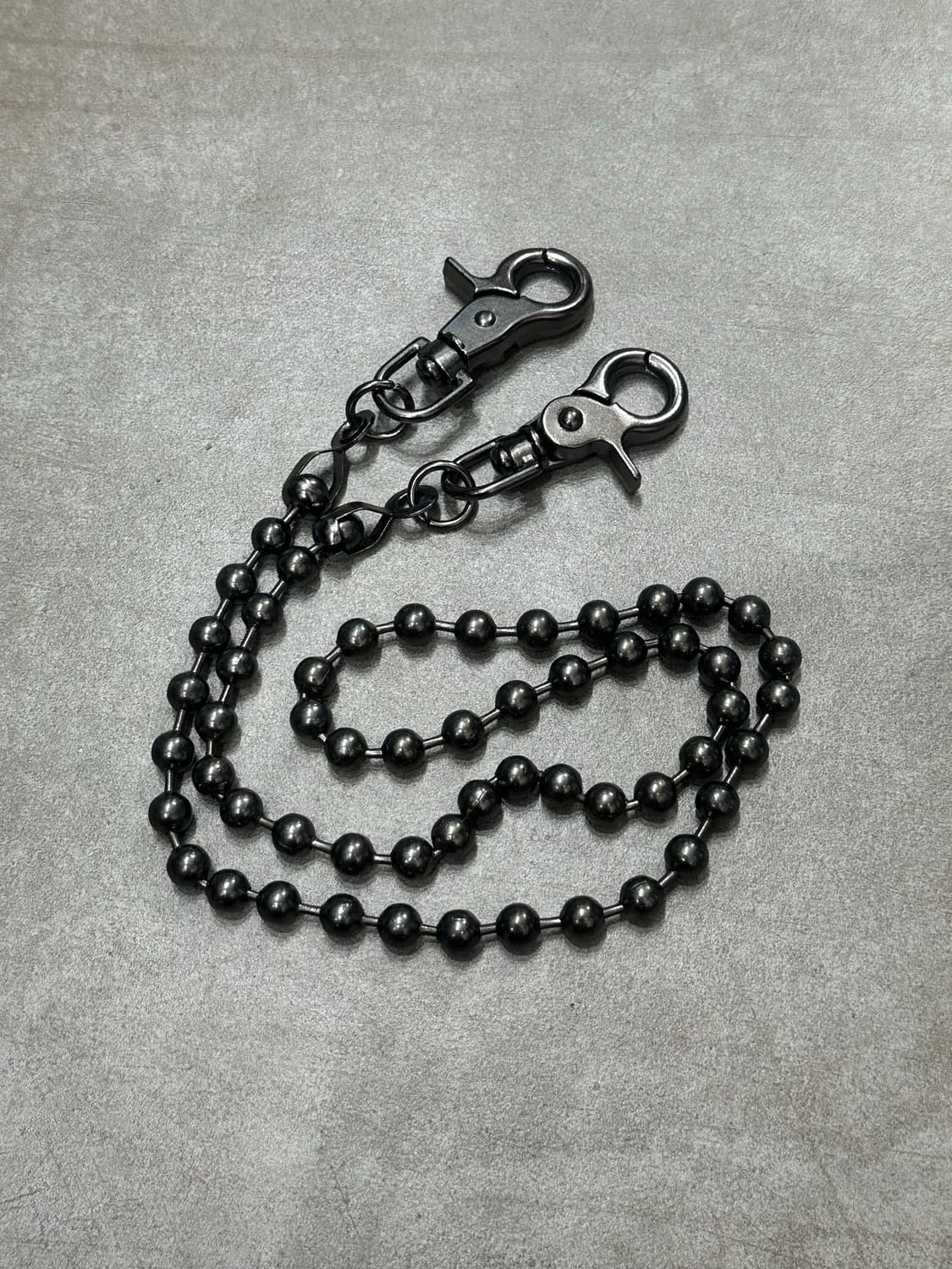 Black Heavy - 검정 묵직 바지체인 상품이미지2