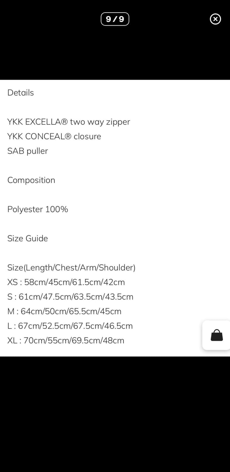 파프 8.0 트랙자켓 L 판매 포스트아카이브팩션 상품이미지4
