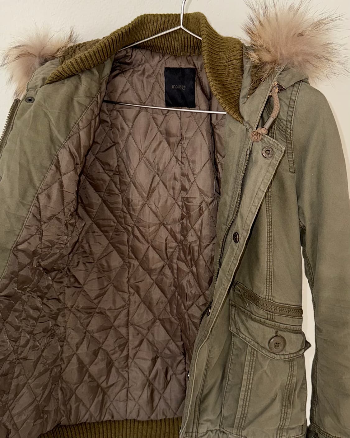 Moussy 누빔 야상 상품이미지2