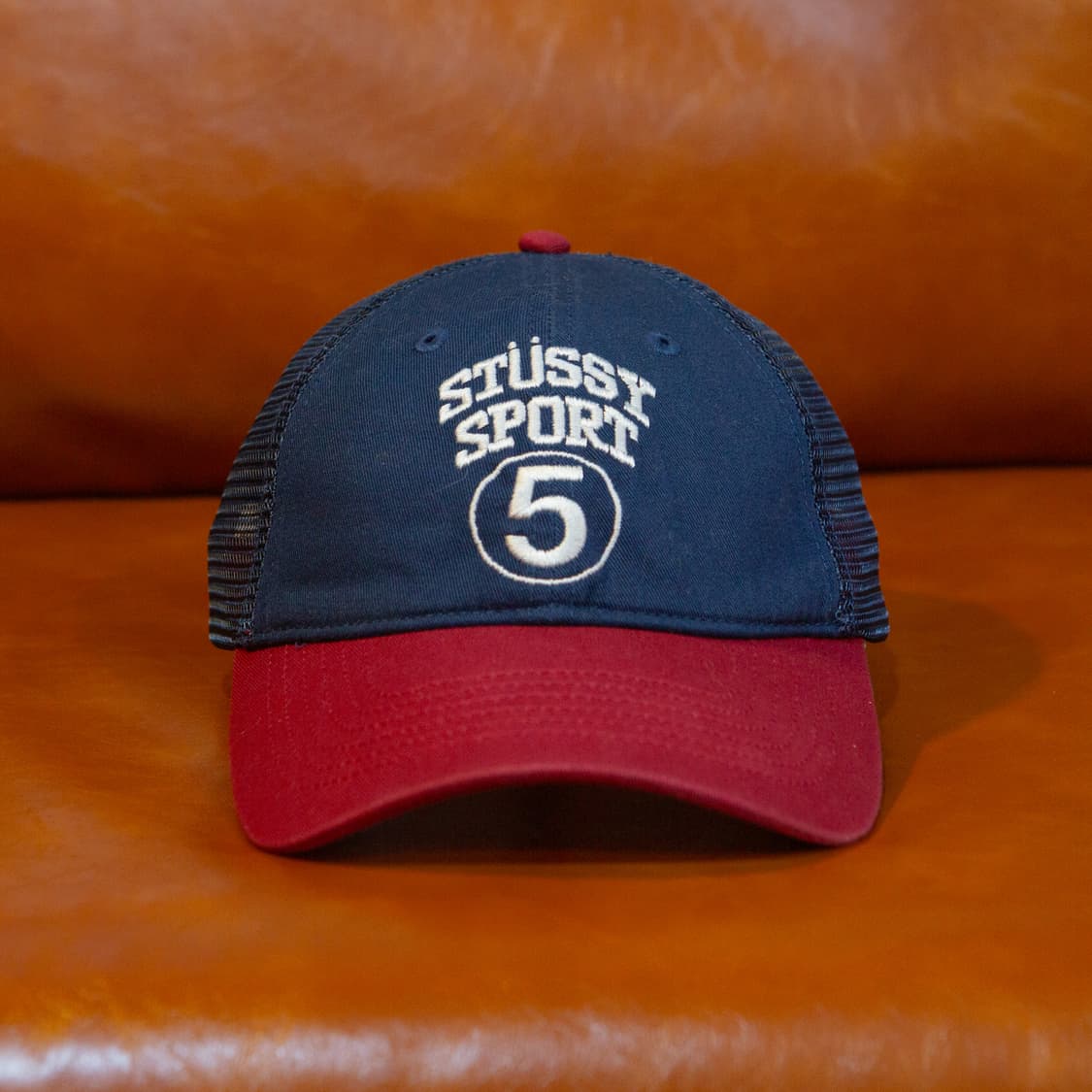 스투시 재팬 스투시 스포츠 아치 로고 트러커 캡 상품이미지1