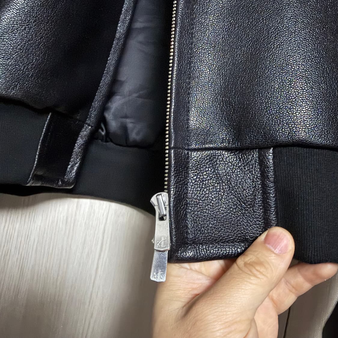 [S] 준느 J40 고트 레더 자켓 초판 상품이미지7