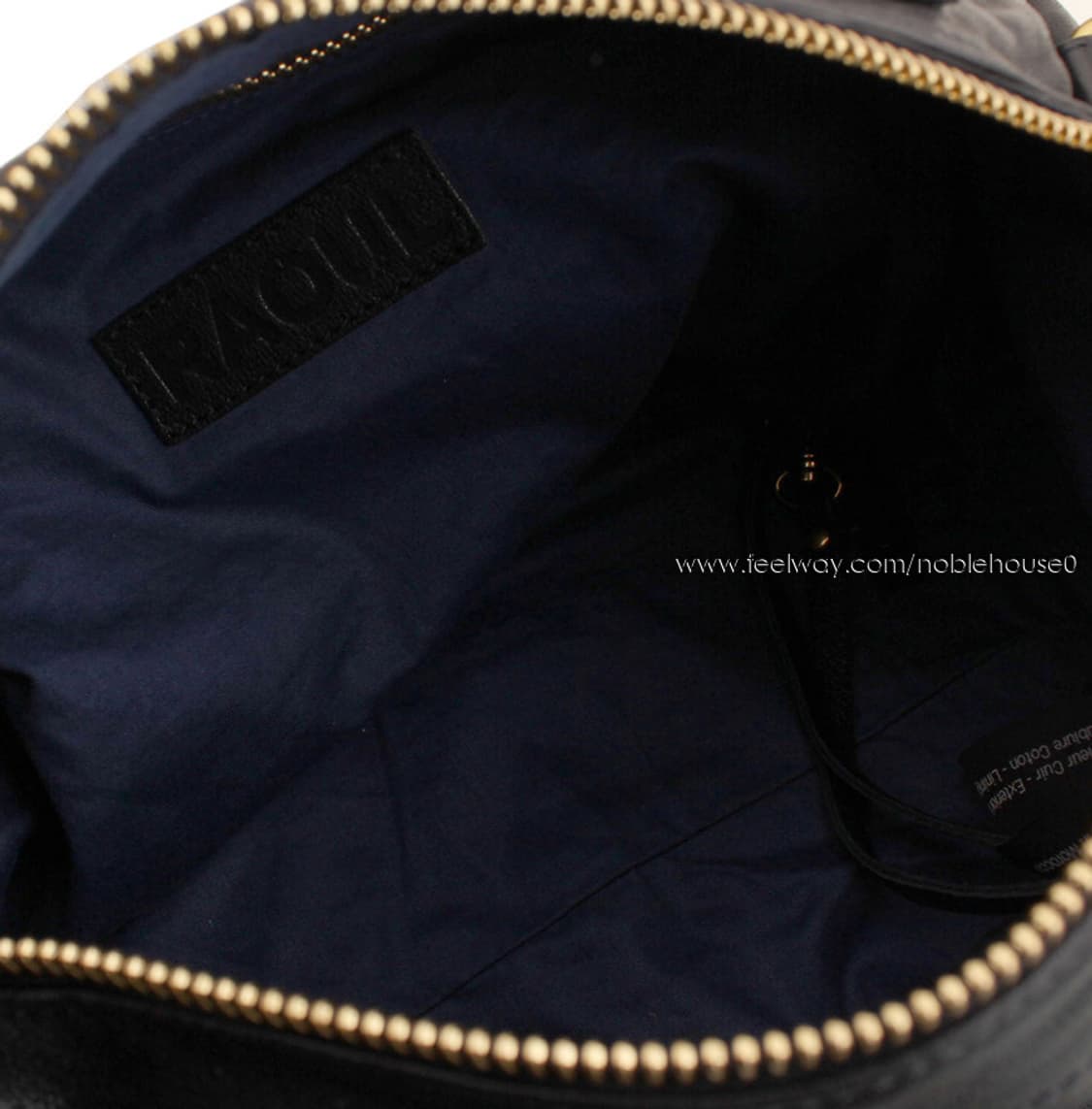 제롬드레이퓌스 블랙 램스킨 금장 스터드 토트겸 숄더백 상품이미지5