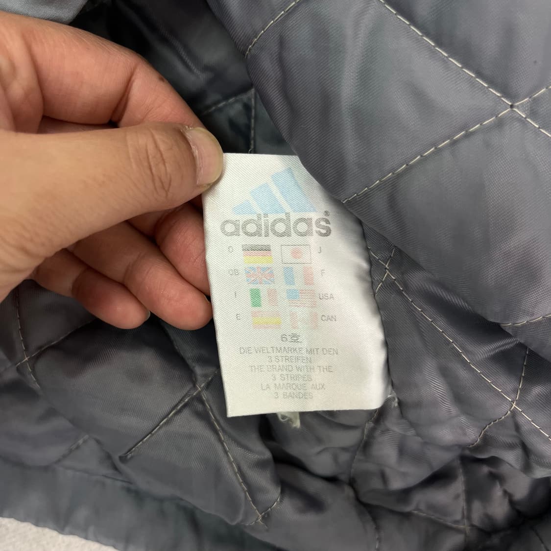 100 00s 아디다스 올드스쿨 바람막이 점퍼 상품이미지6