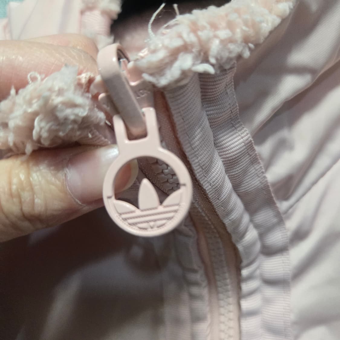 아디다스 핑크 롱 리버시블 패딩  상품이미지5