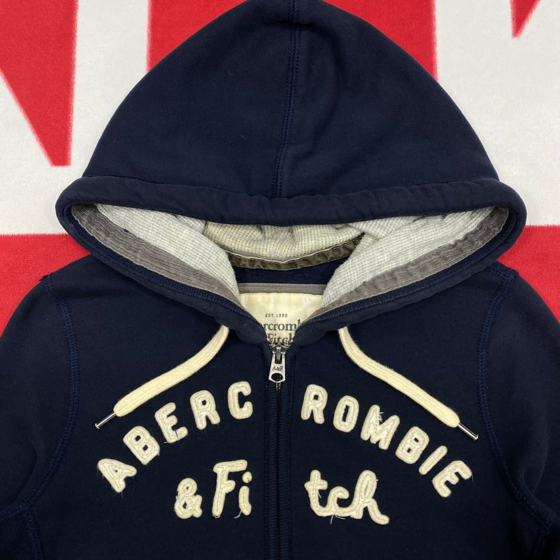 아베크롬비 딱붙핏 후드집업 여성 XS  상품이미지3