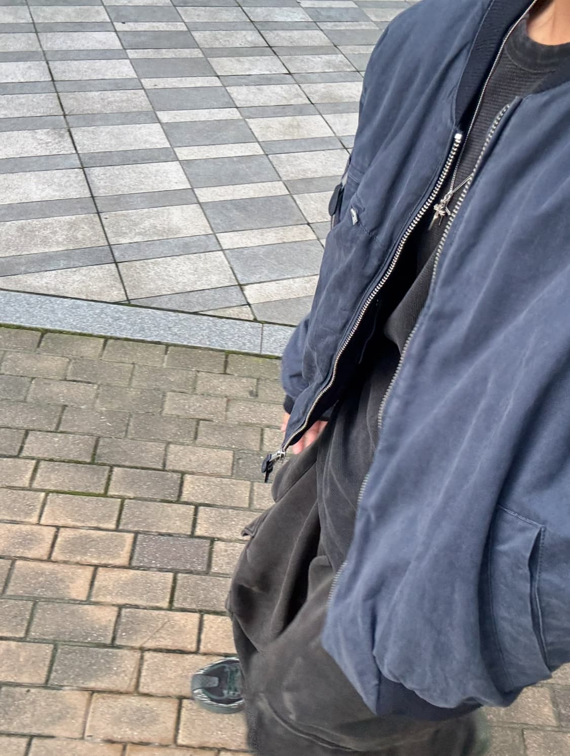 급처(L)엔타이어스튜디오 a4 봄버 자켓 잉크 a-4 상품이미지3