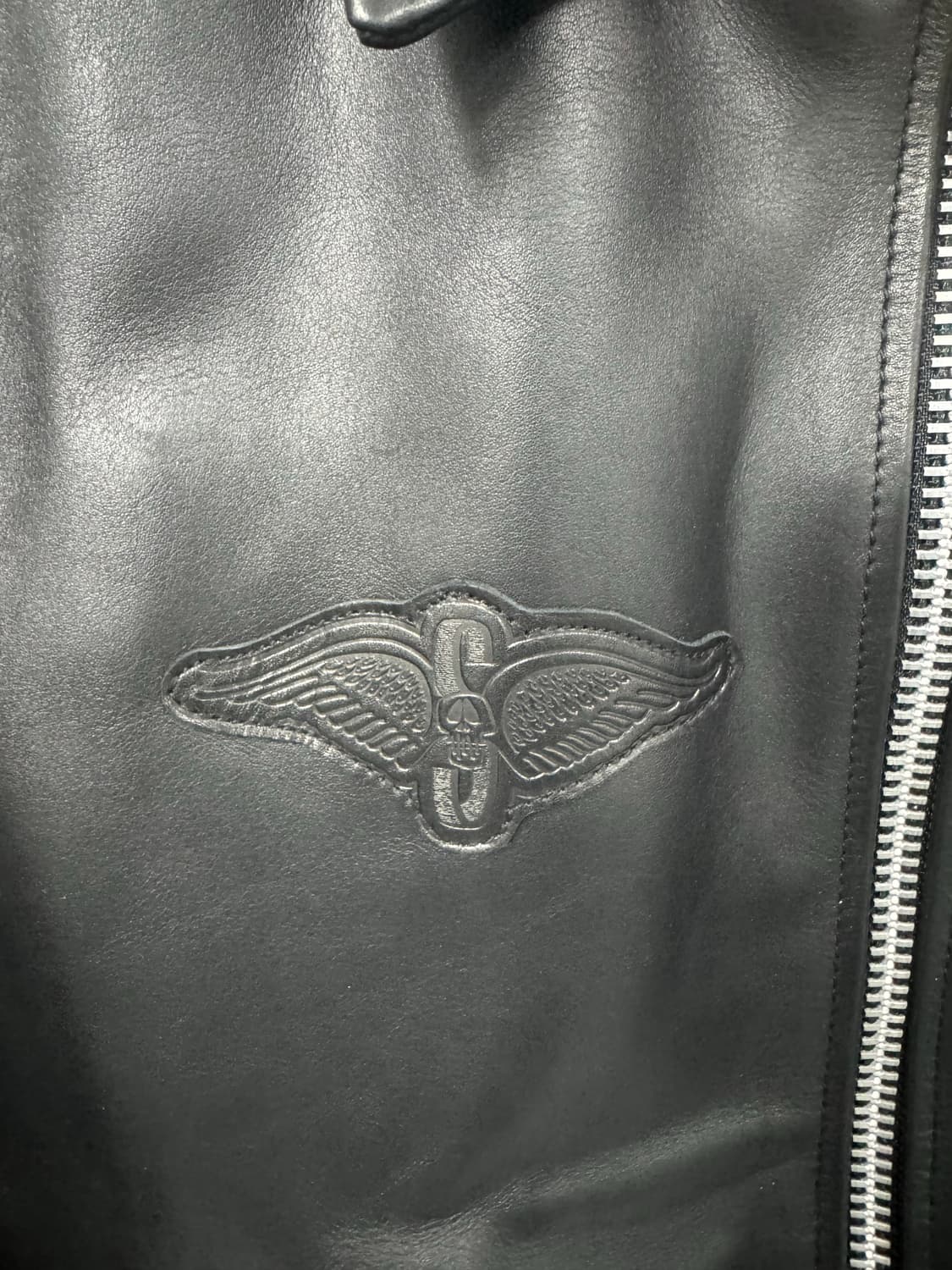 Stussy 25fw Biker 레더 Jacket Black M사이즈 상품이미지2