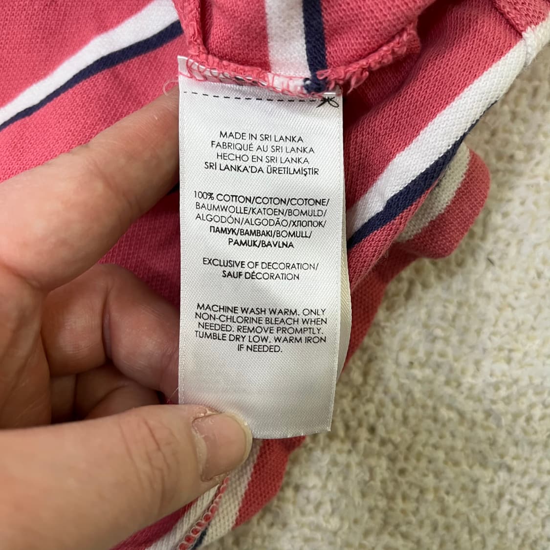 M 폴로랄프로렌 반팔 스트라이프 카라티 0317M 상품이미지3