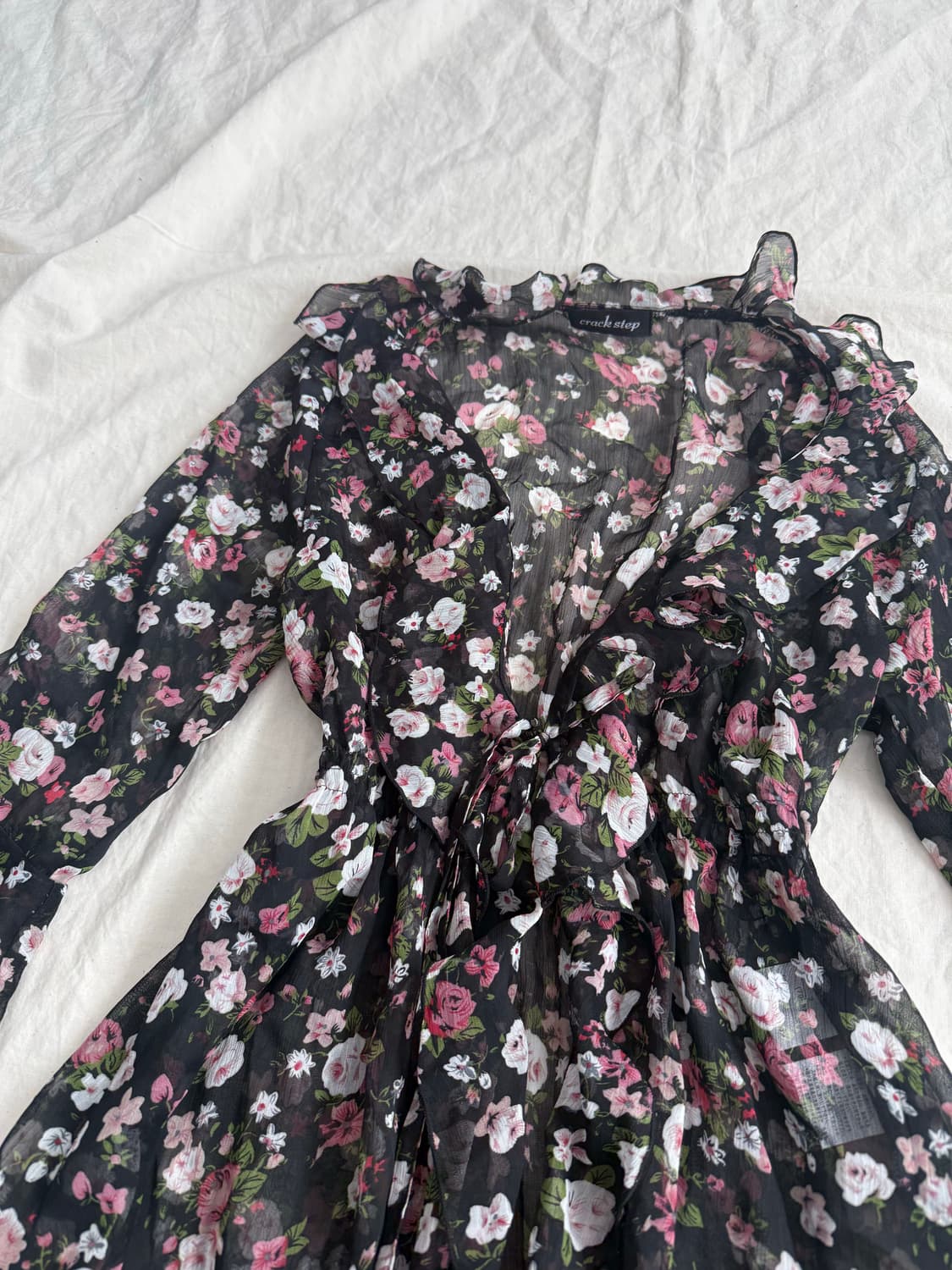 플로랄 페어리 시스루 가디건 상품이미지2