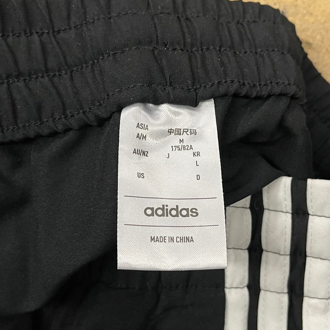 [정품/M] 아디다스 삼선 트레이닝 바지 블랙 b14 상품이미지4
