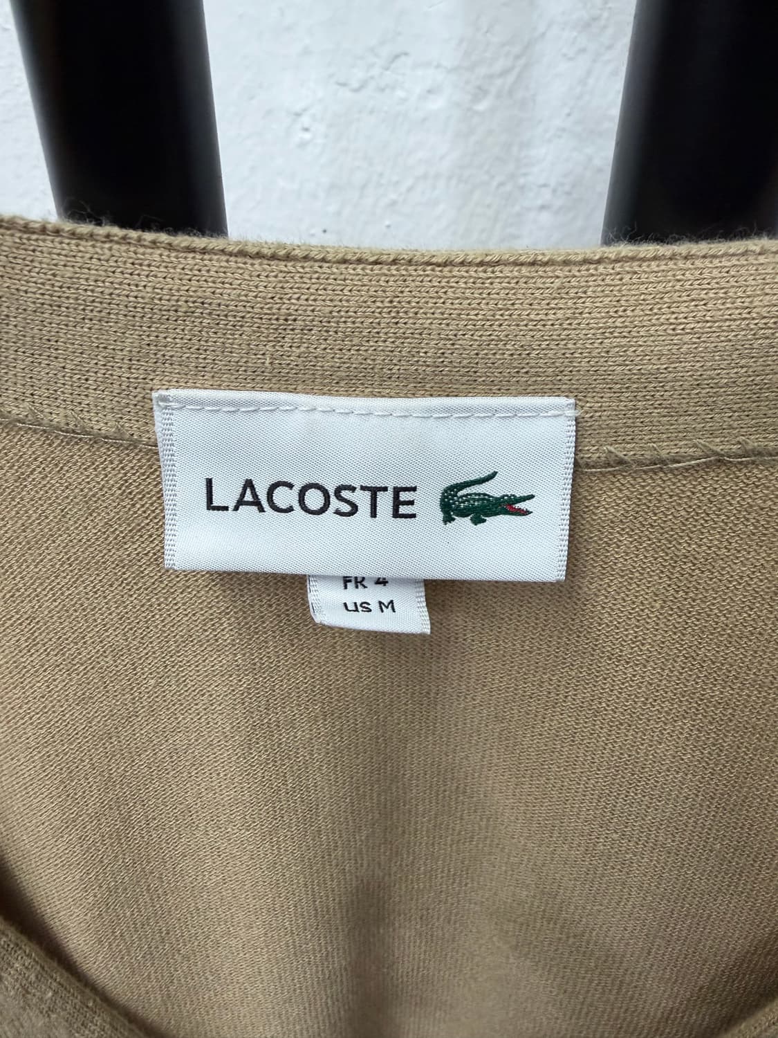 정품) 라코스테 남성 베이지색 가디건 100 상품이미지5