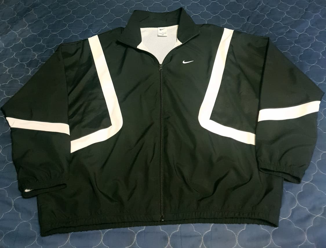 (품절상품) 나이키 아이콘 우븐 베스킷볼 트랙 집업자켓 블랙 (XL) 상품이미지3