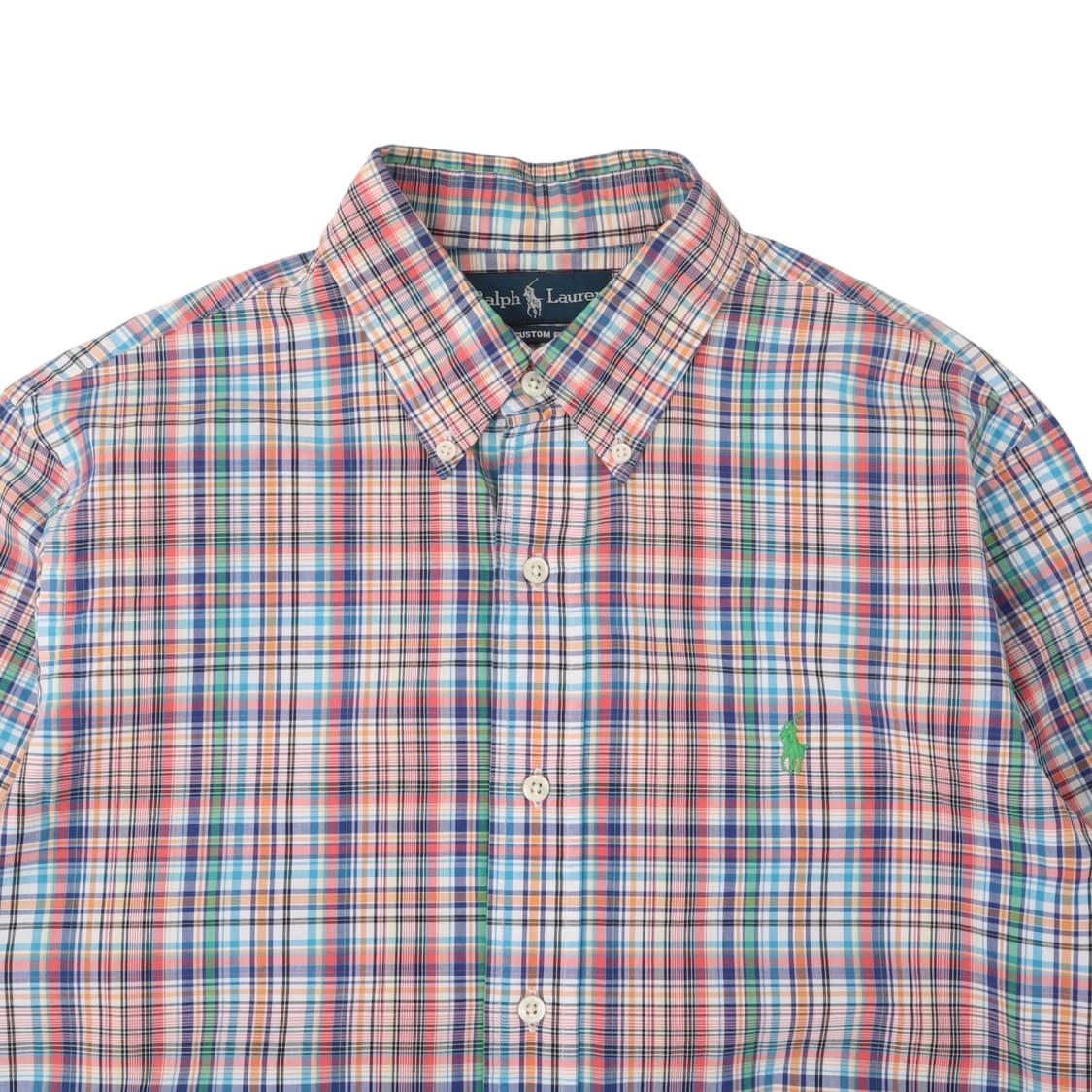 폴로 랄프로렌 멀티컬러 체크 커스텀핏 셔츠 상품이미지2