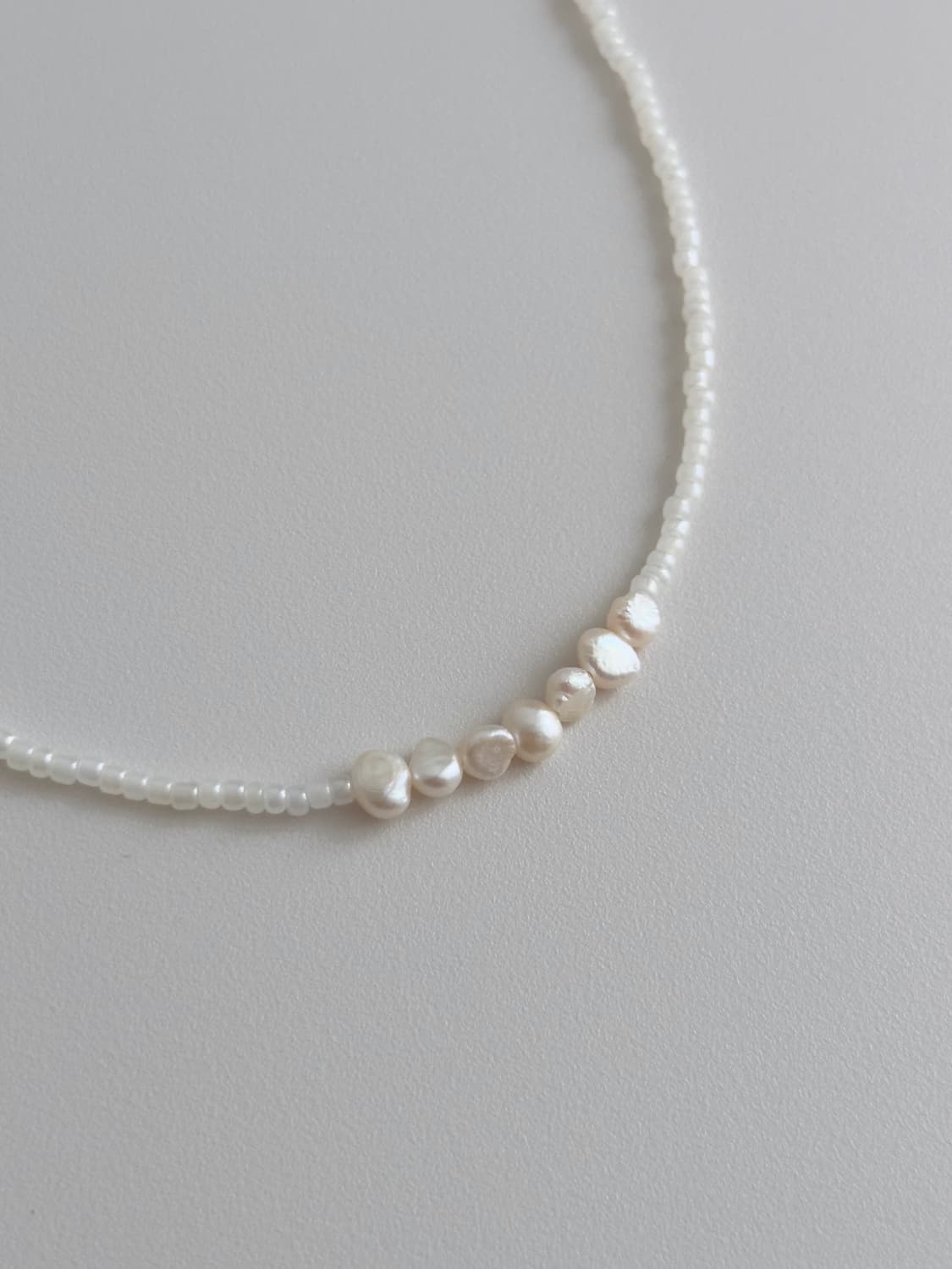 Soft pearl necklace 상품이미지5