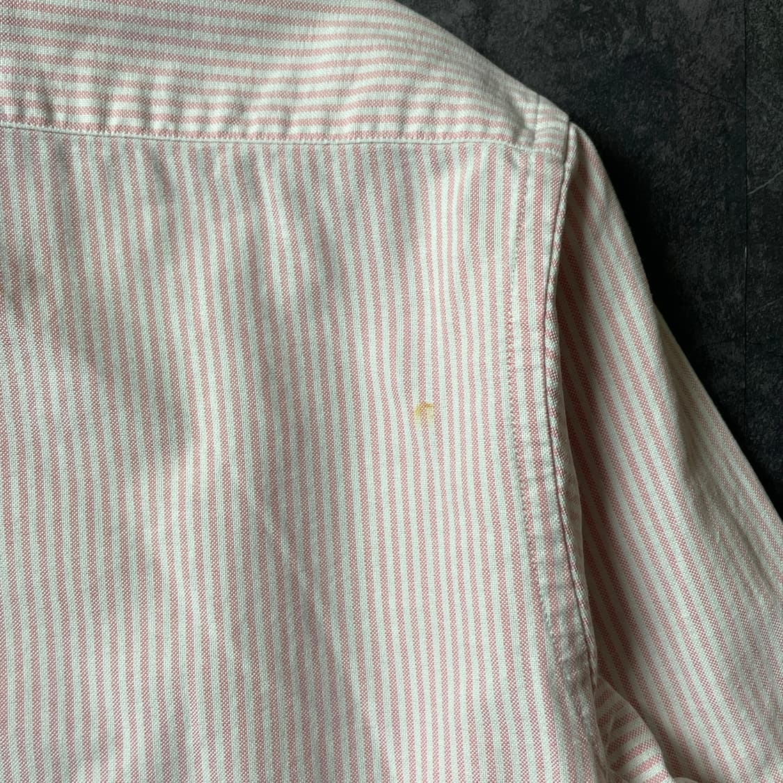 RALPH LAUREN 랄프로렌 빈티지 핑크 스트라이프 코튼셔츠 상품이미지8