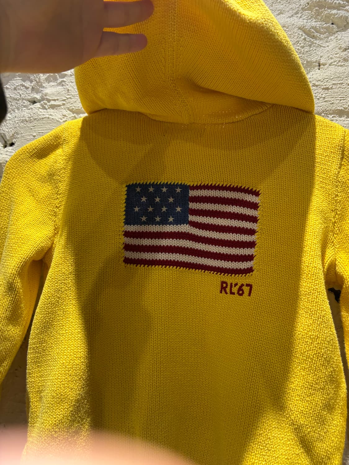 폴로 랄프로렌 퍼 니트 후드집업 상품이미지4