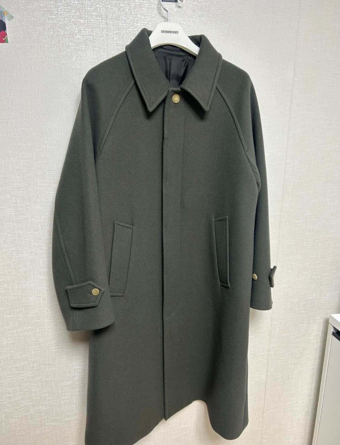 (3) 23fw 브라운야드 발마칸 올리브 그레이  상품이미지1