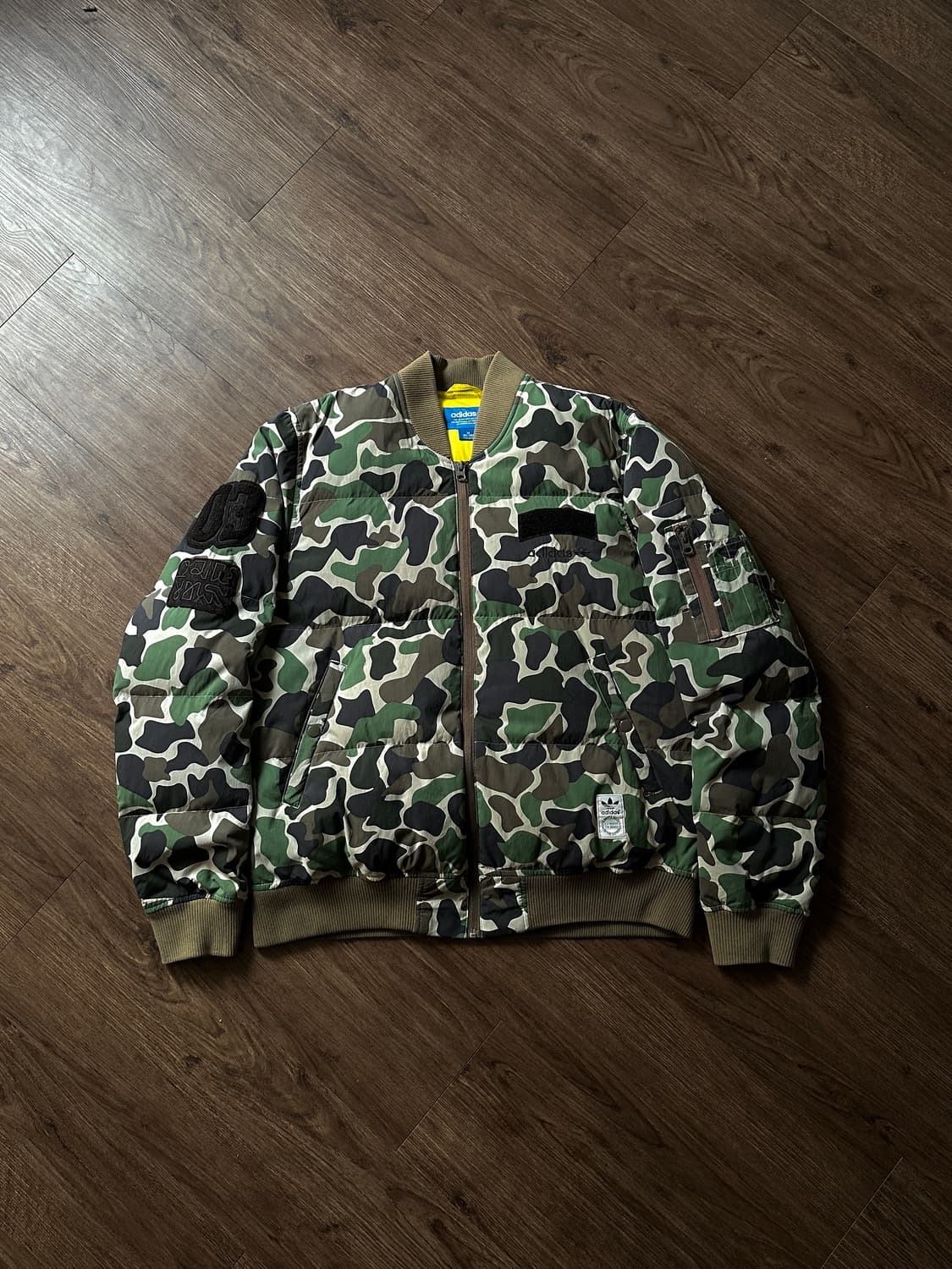 Adidas 올오버 카모플라쥬 봄버 상품이미지7