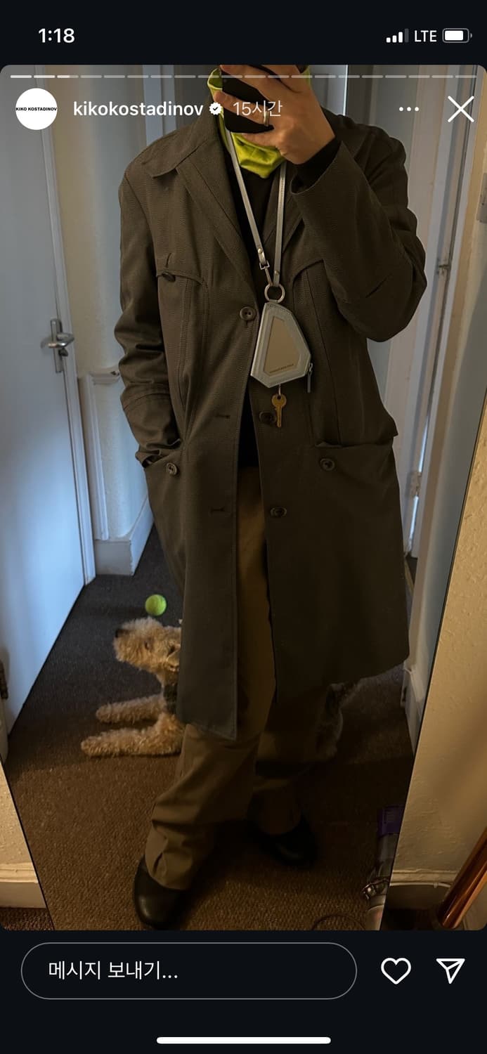 Kiko kostadinov brecht coat(46) 상품이미지2