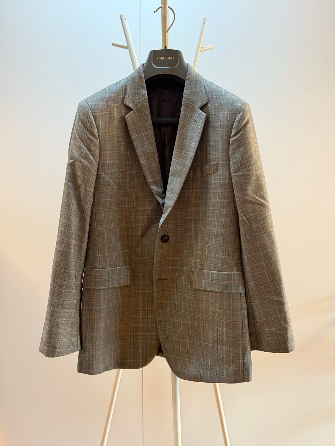 체크 패턴 슈트 상품이미지1