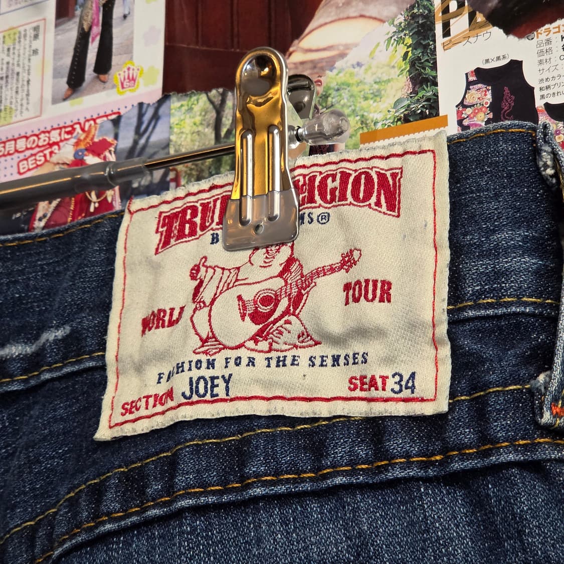 트루릴리전 조이 진청 데님 팬츠 상품이미지4