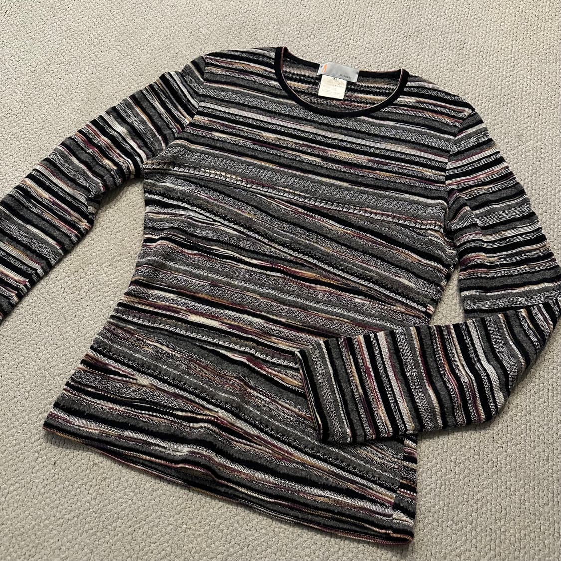 90s Italy 미쏘니(Missoni) 빈티지 니트 롱슬리브 상품이미지7