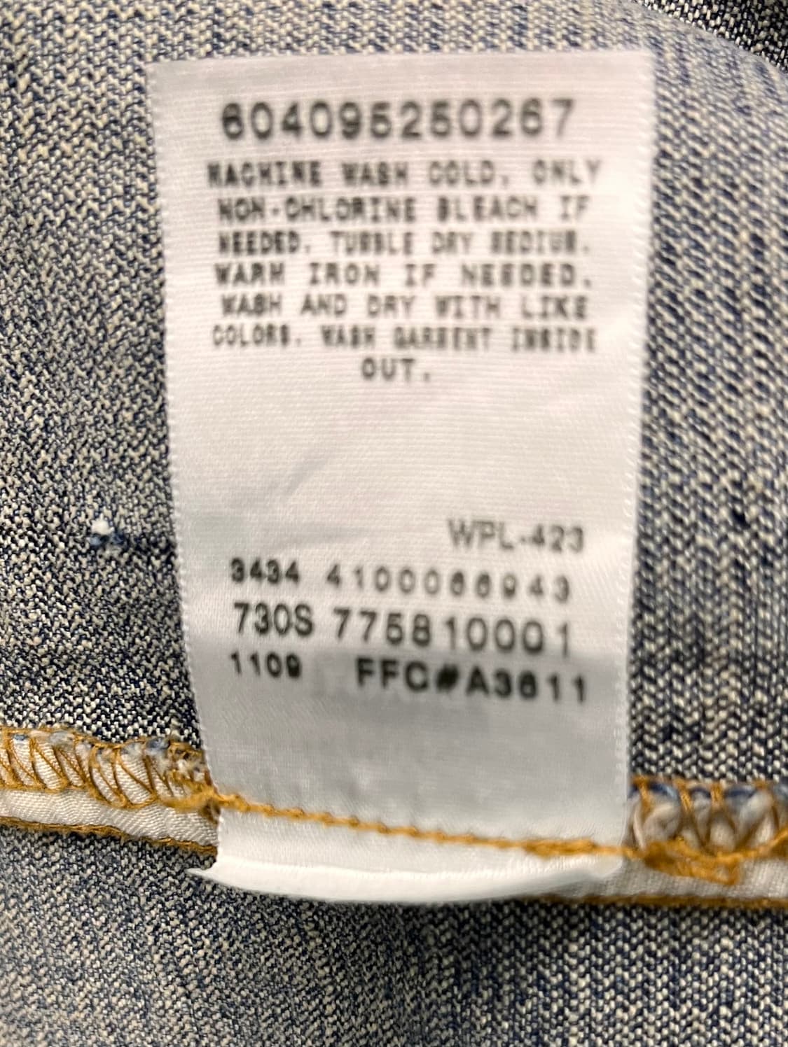 리바이스 데님 자켓 M 상품이미지6