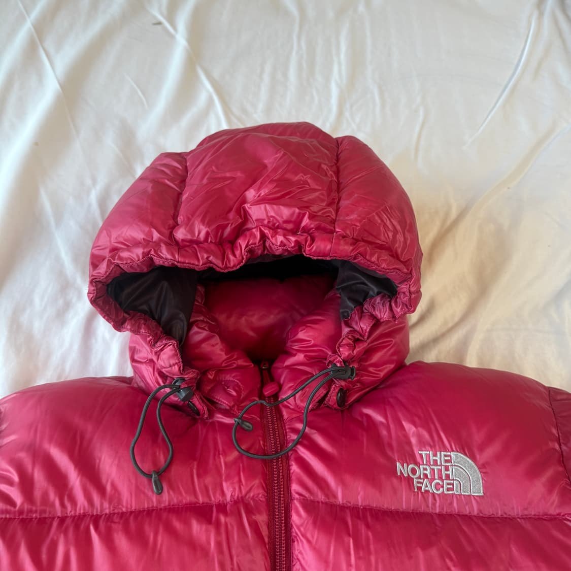 노스페이스 퍼텍스 퀀텀 초경량 패딩 (L) 마룬색상 상품이미지3