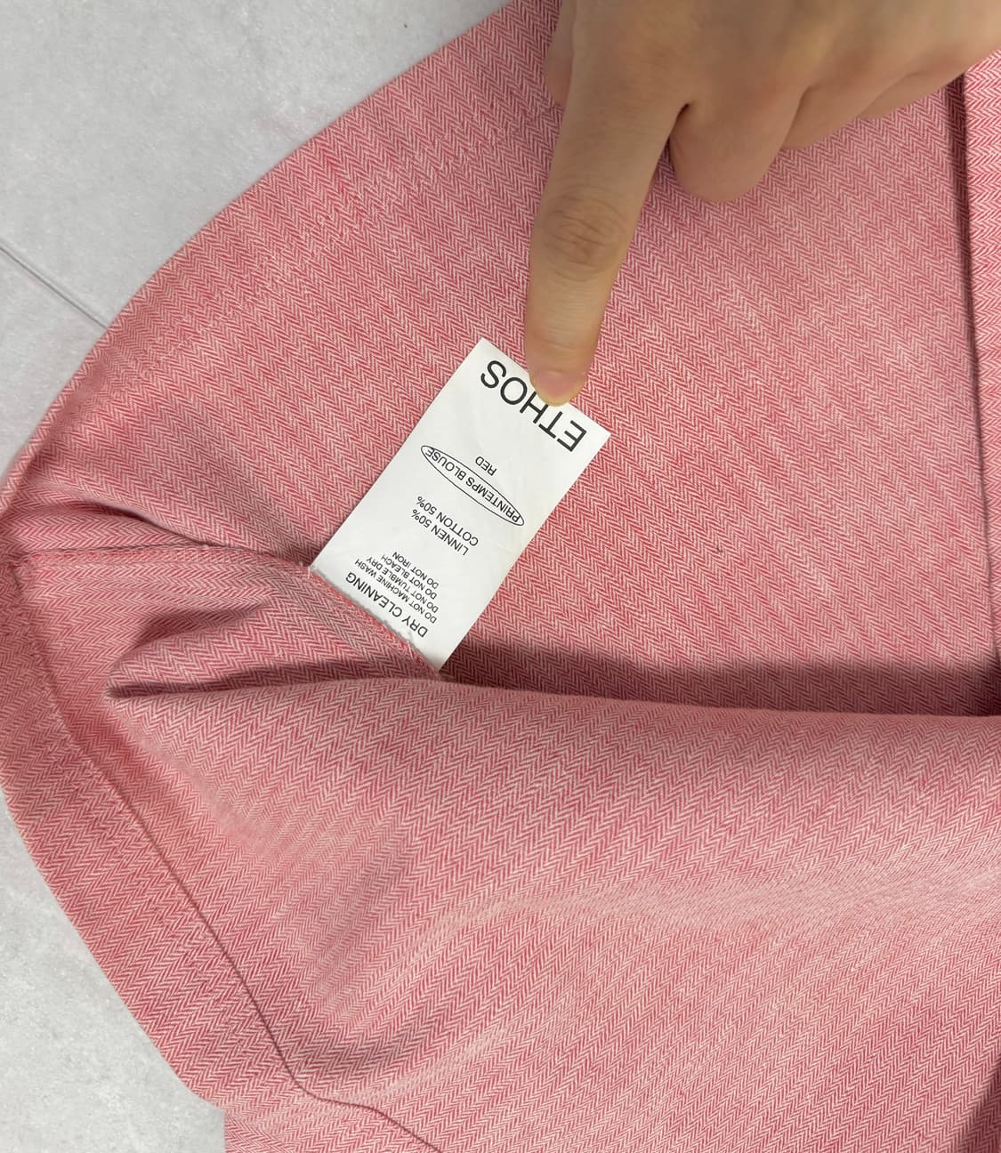 에토스 크롭 반팔 상품이미지3