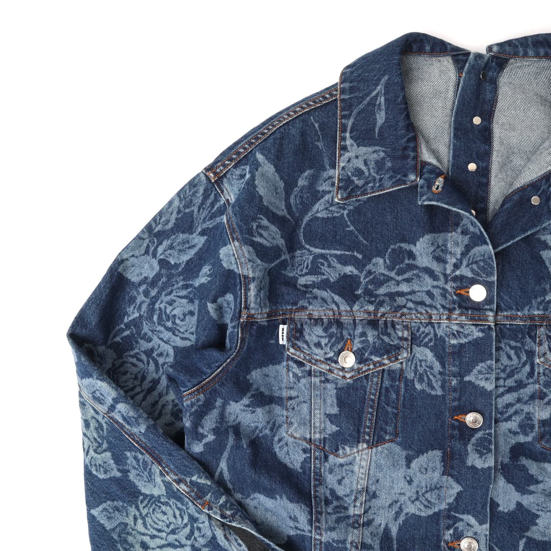 MSGM 21fw 2way 플로랄 데님자켓 상품이미지2