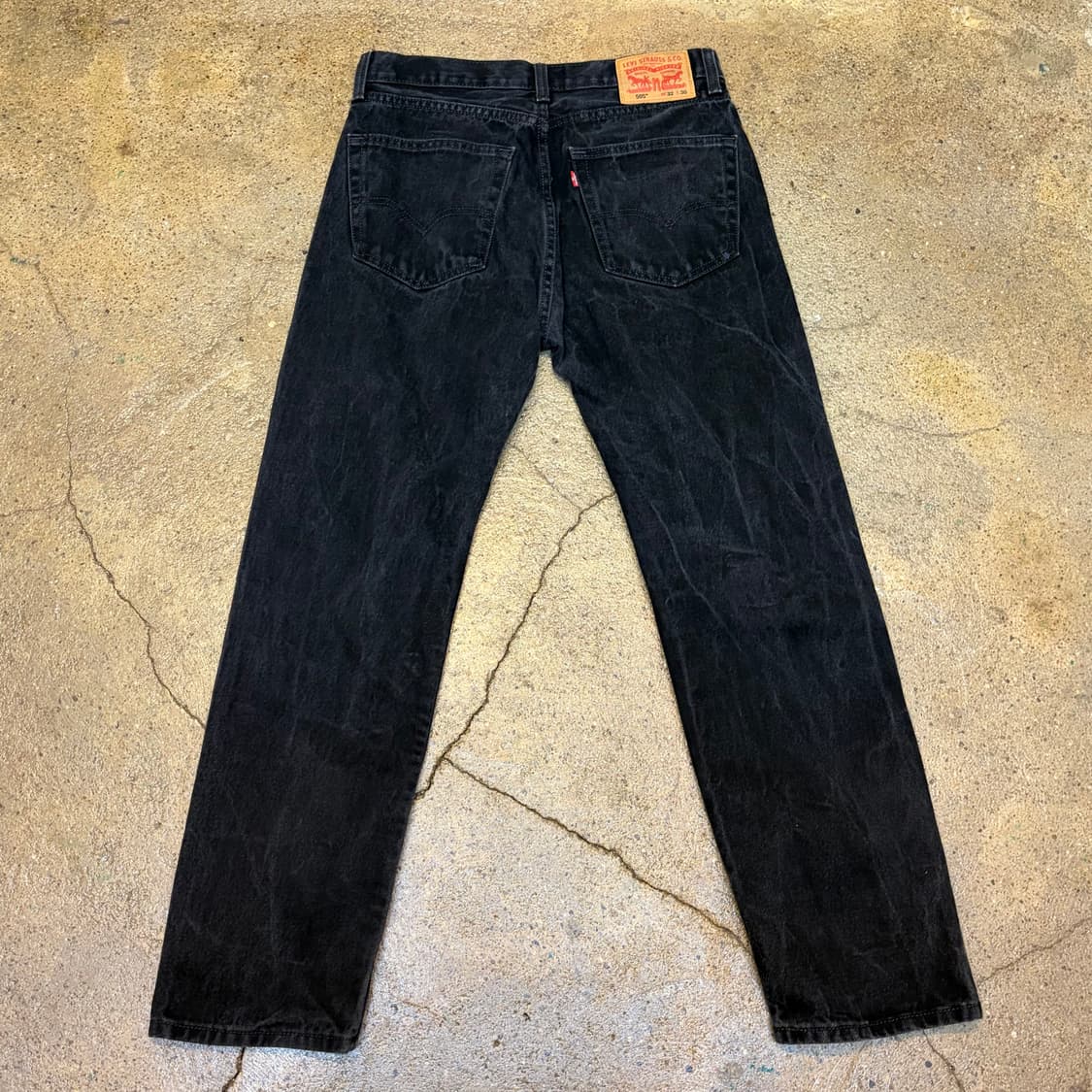 미국 빈티지 리바이스 505 블랙진 청바지 상품이미지4