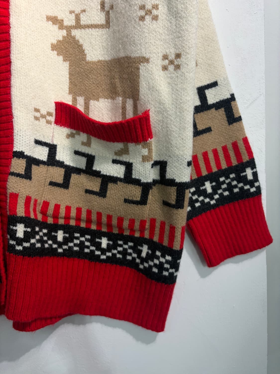 [L] U.S.A. 노르딕 니트 가디건 어글리스웨터 어글리니트 상품이미지6