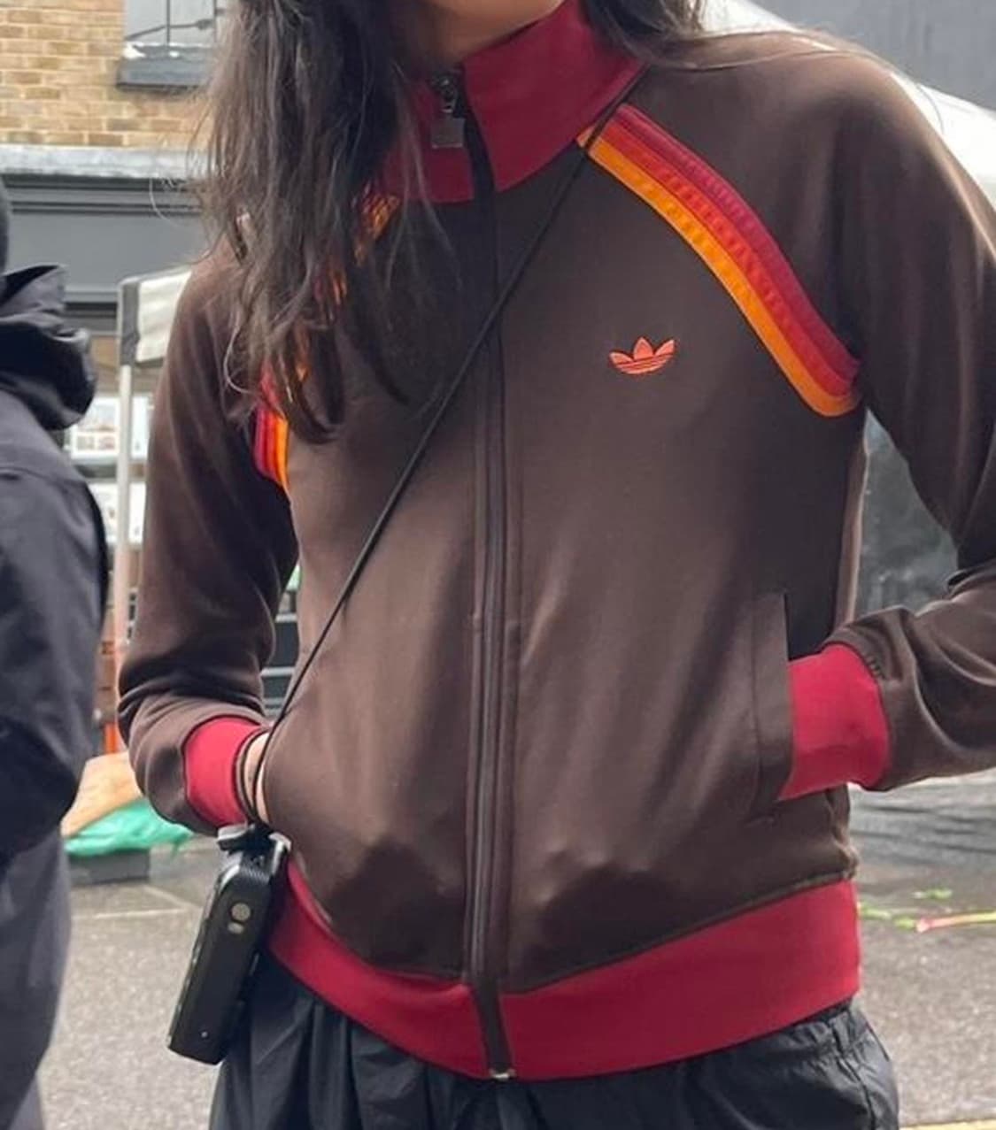 Y2K 아디다스 오리진 브라운 트랙탑 상품이미지1