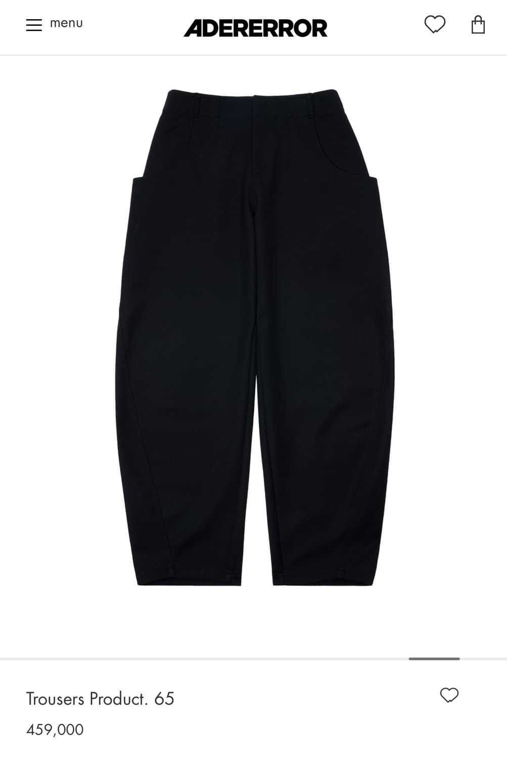 아더에러 트라우저 65 / Trousers Product. 65 상품이미지1