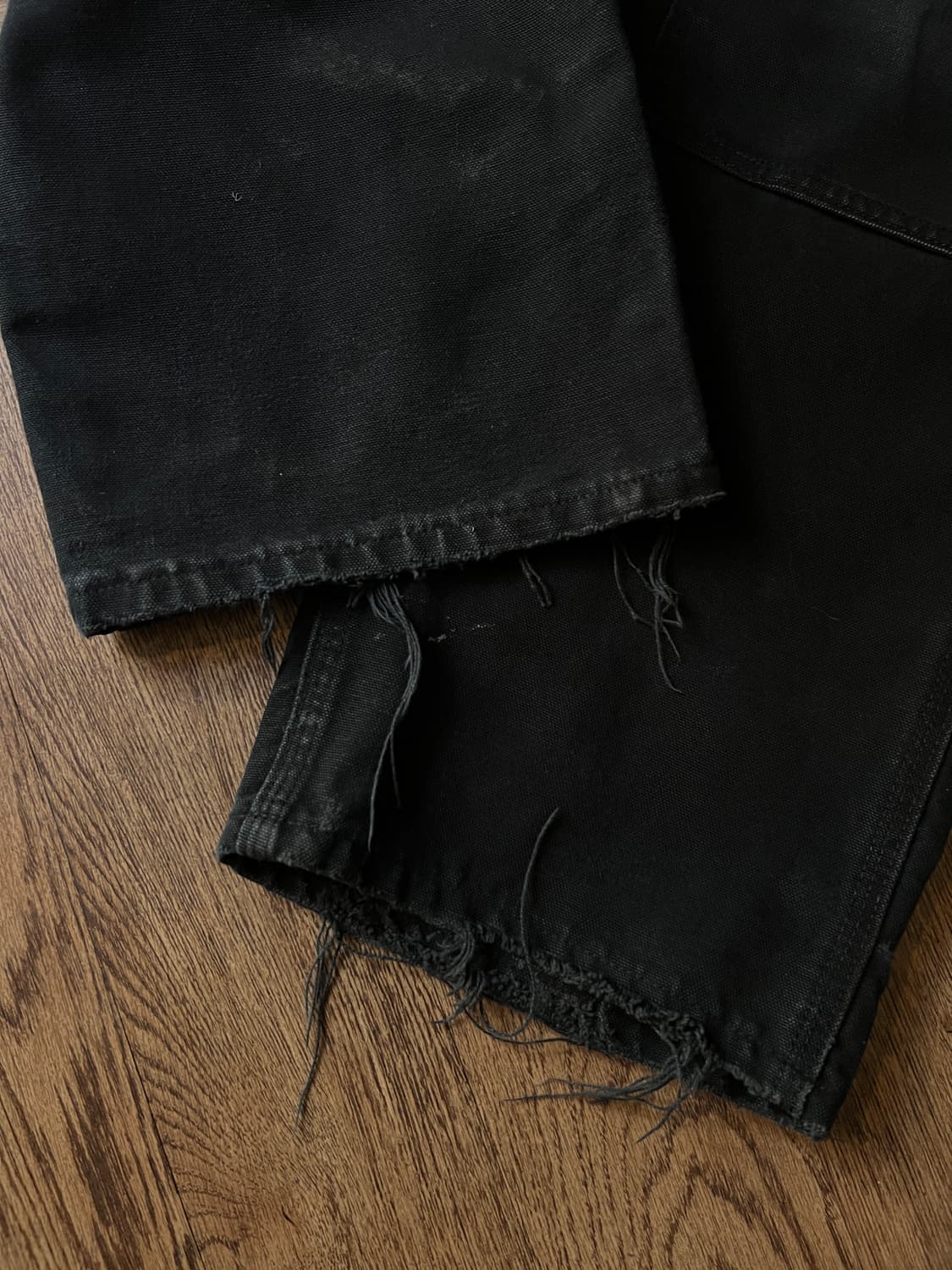 [31]칼하트 USA 빈티지 페이딩 블랙 더블니 워크 팬츠 상품이미지6