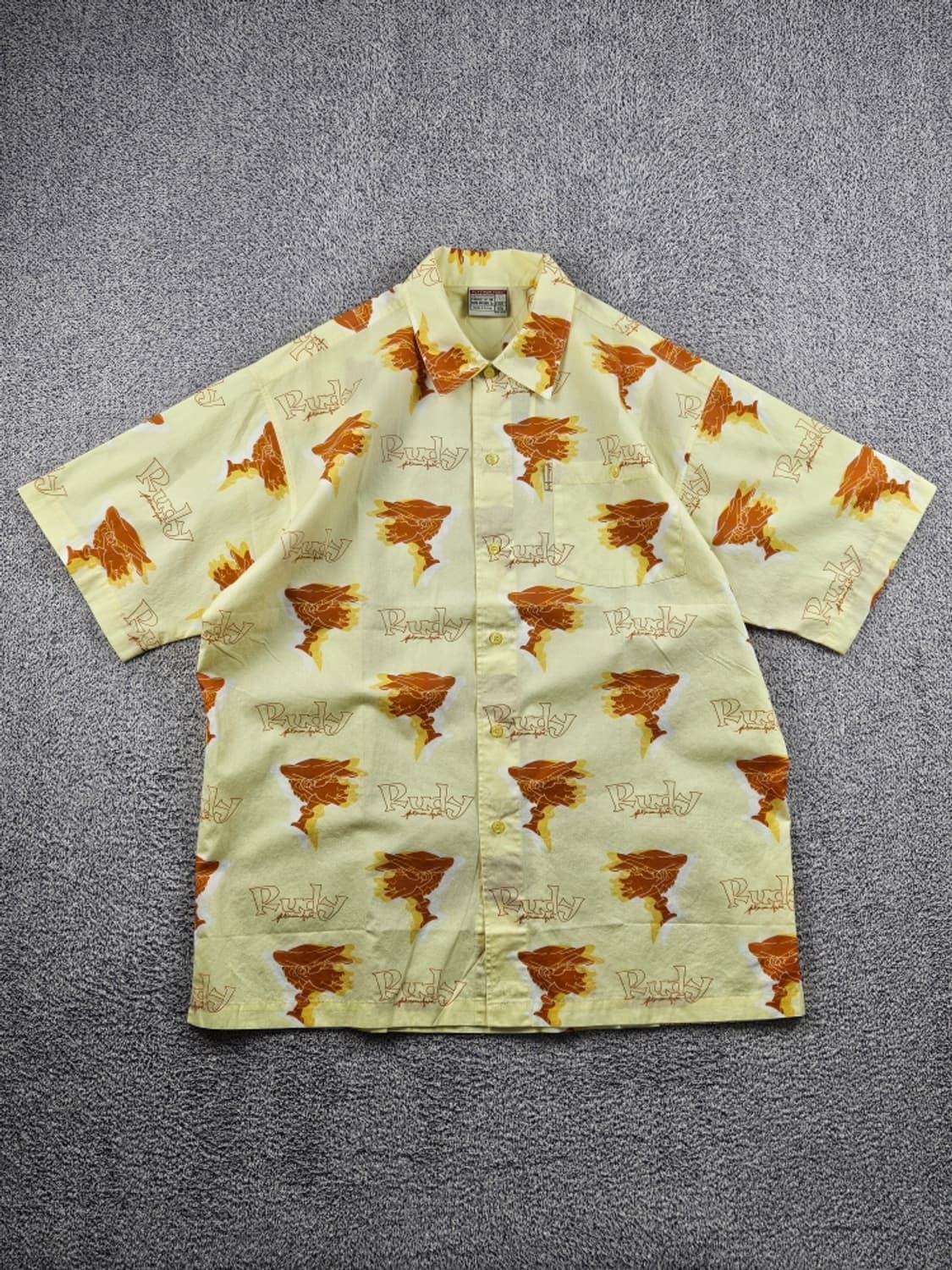 후부 올드스쿨 루디 반팔 셔츠 ( 2XL ) / 12707 상품이미지2