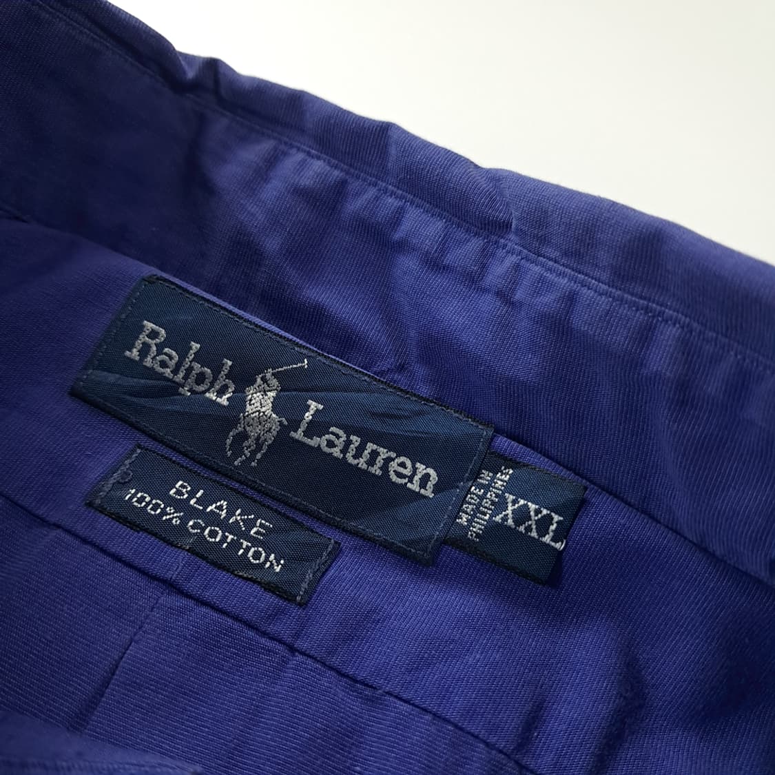 CK824 2XL 폴로 90s 블레이크 아쿠아블루 반팔 셔츠 남방 상품이미지3