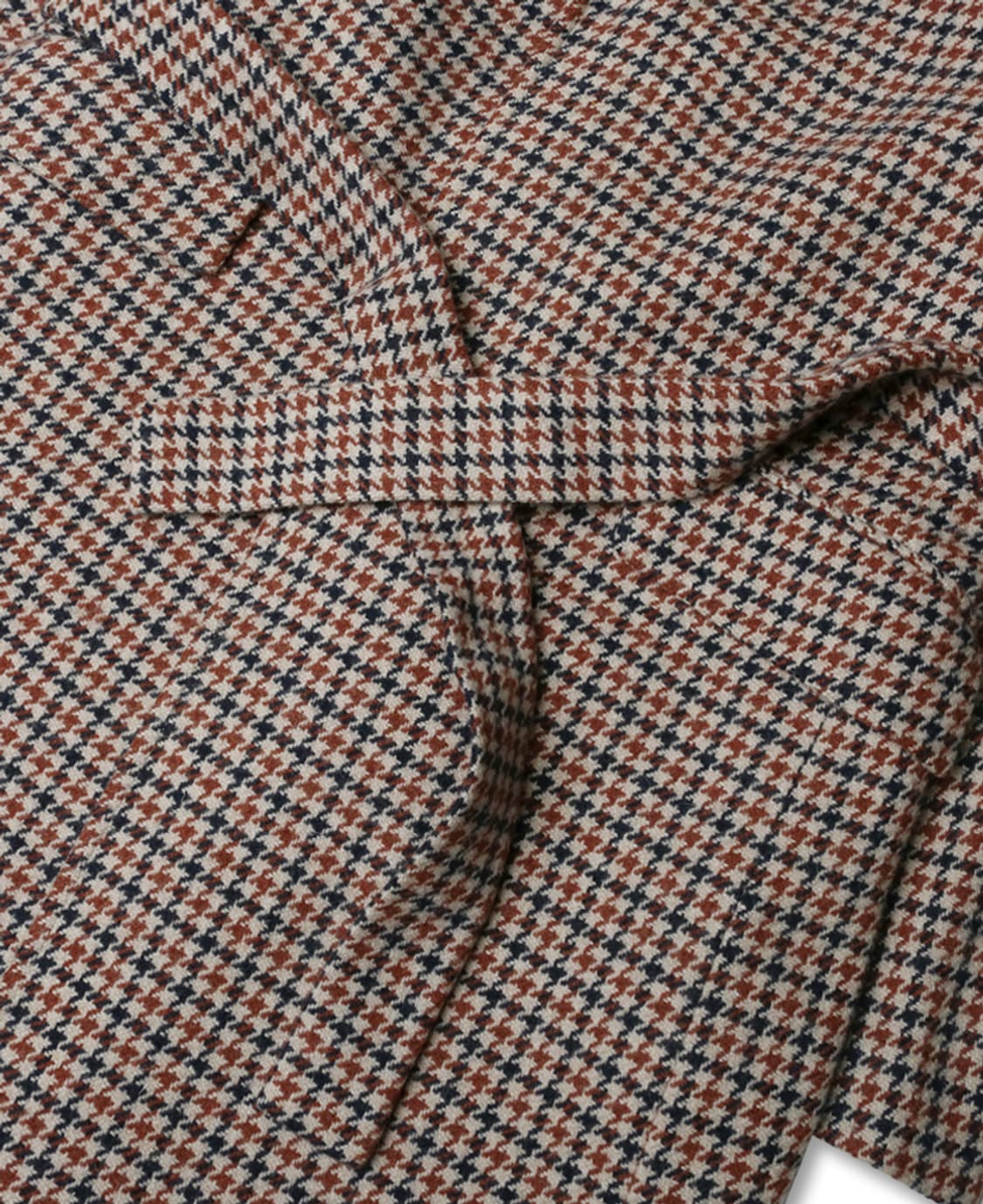 에토네 [Etonne] 하운드 투스 체크 레글런 벨티드 코트 상품이미지3