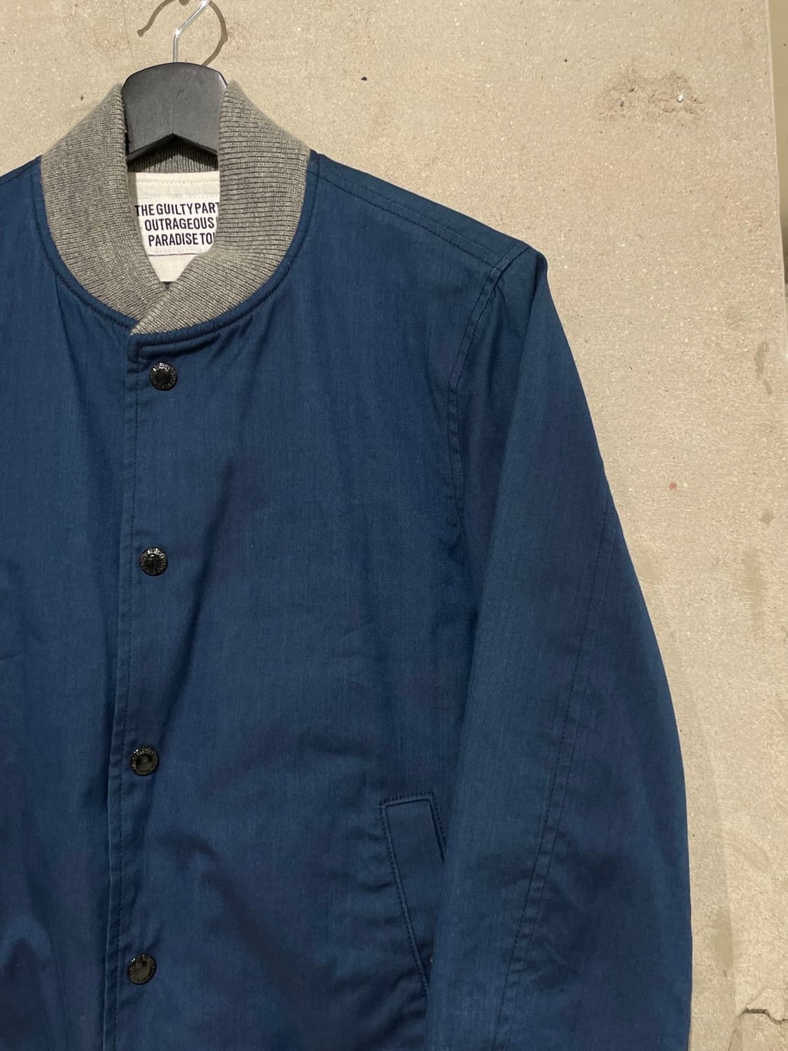 와코 마리아 길티 파티즈 블루 스냅 버튼 블루종 자켓 상품이미지3